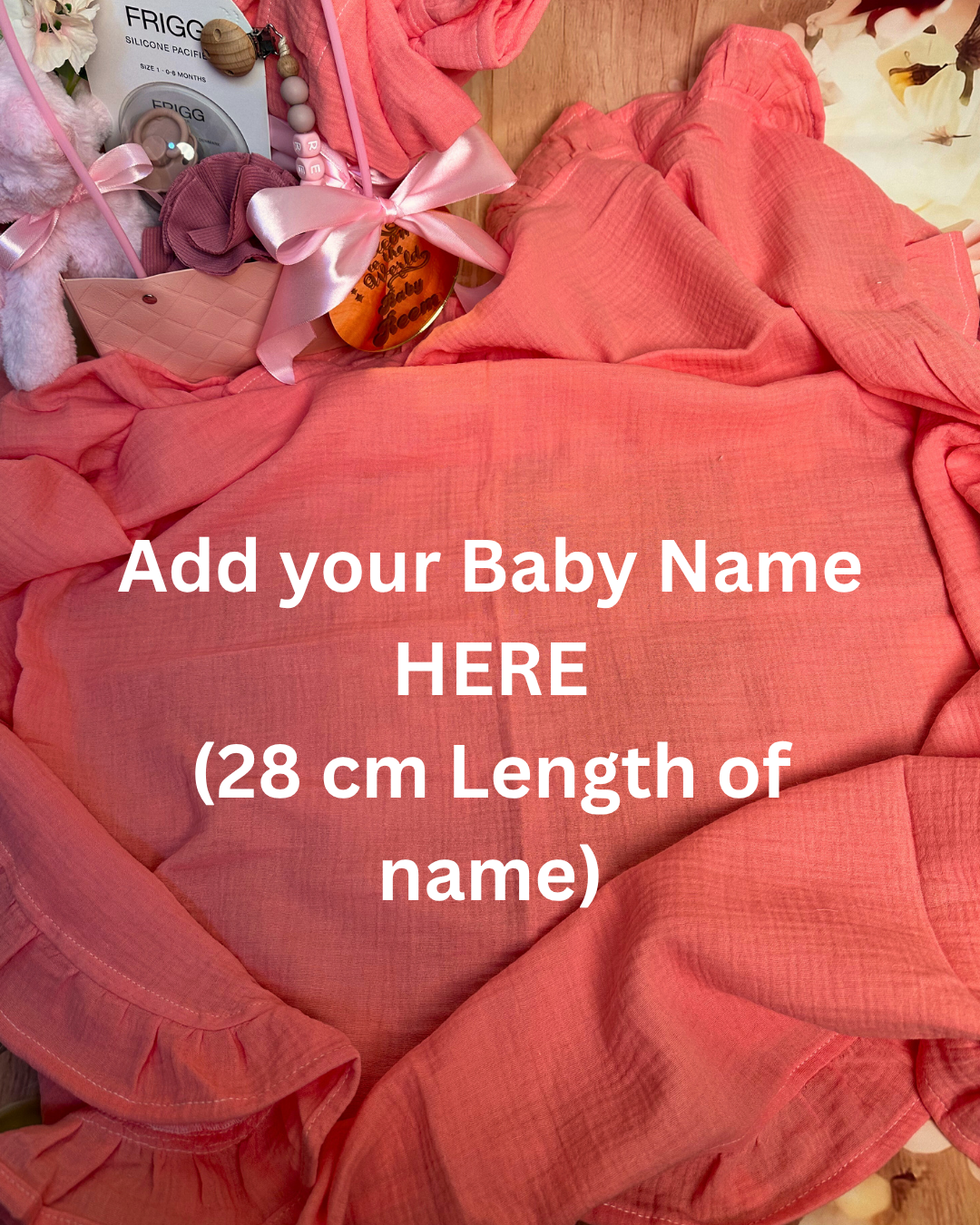 8-pieces-Rosy whispers Gift basket - Rose Pink