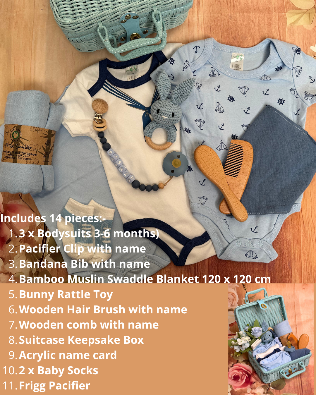 14-piece - Welcome Precious Baby Boy