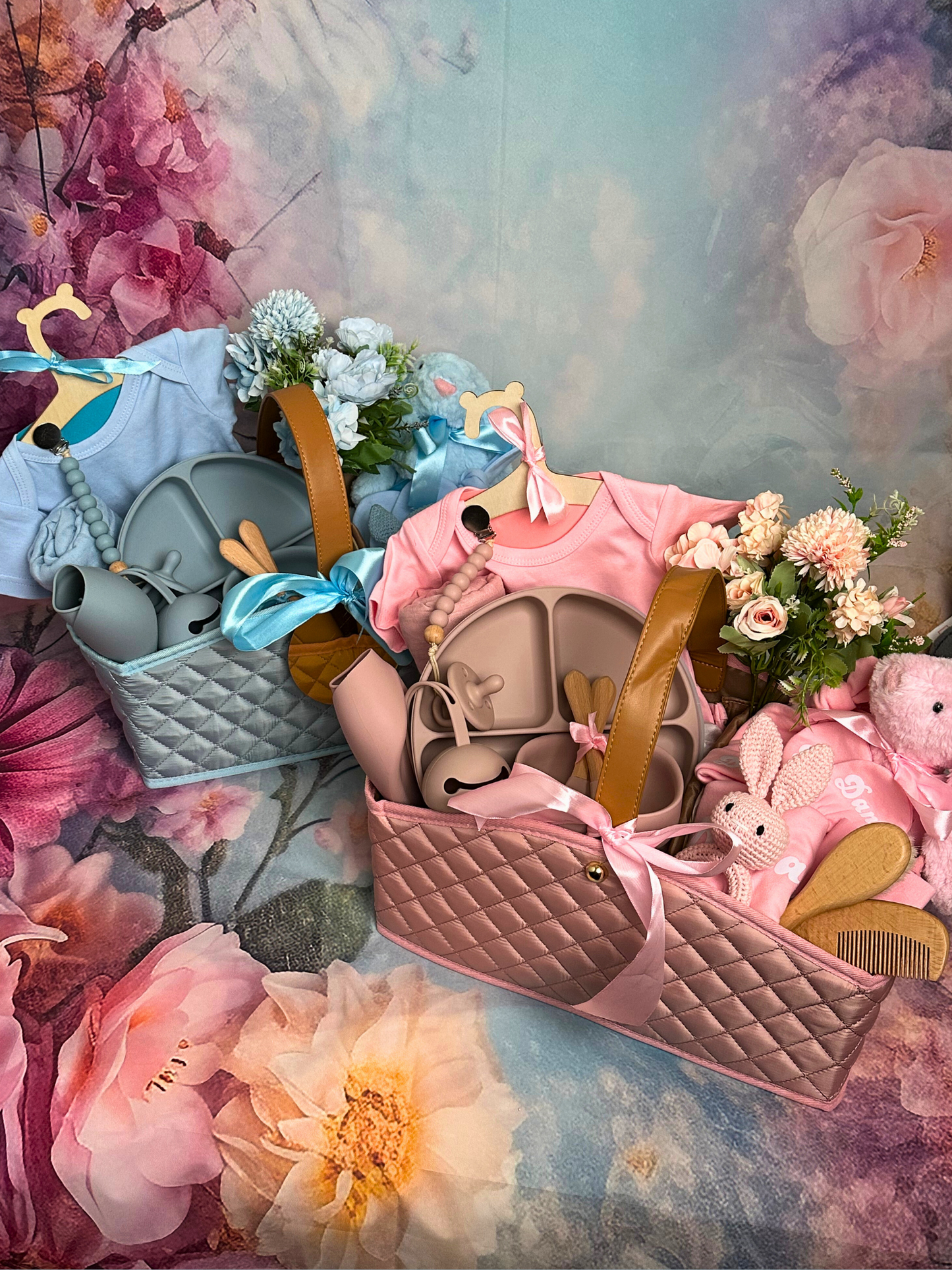 27- piece - Welcome Baby Boy Reception Basket