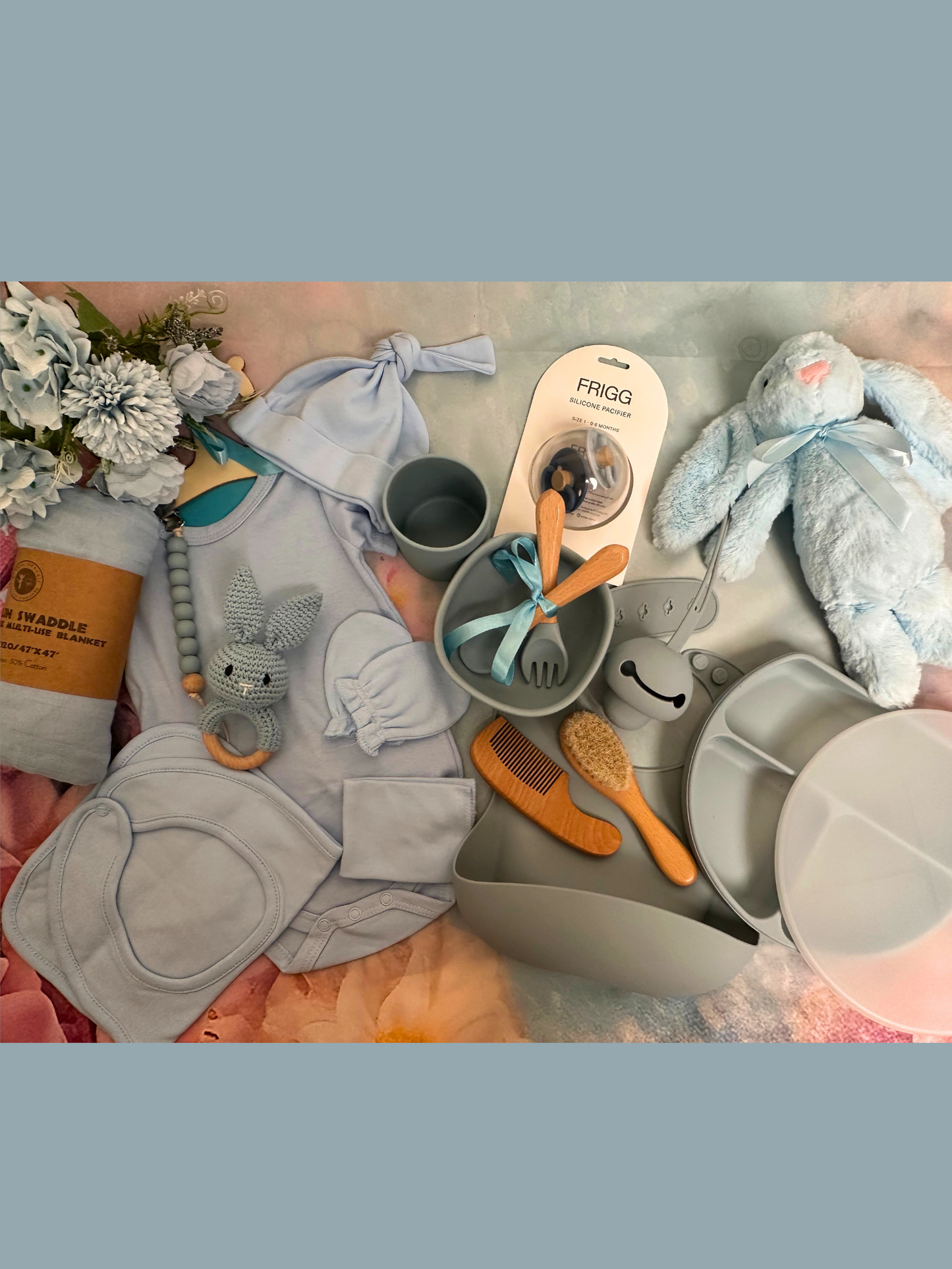 28-piece - Welcome Baby Reception Basket