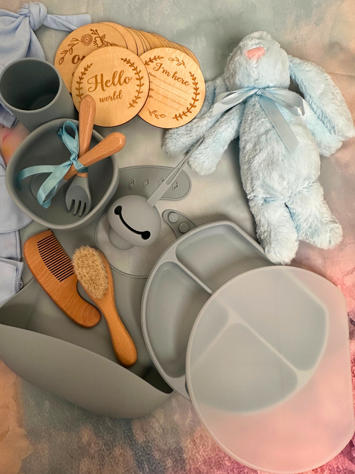 43-piece-Welcome Baby Boy Reception Basket