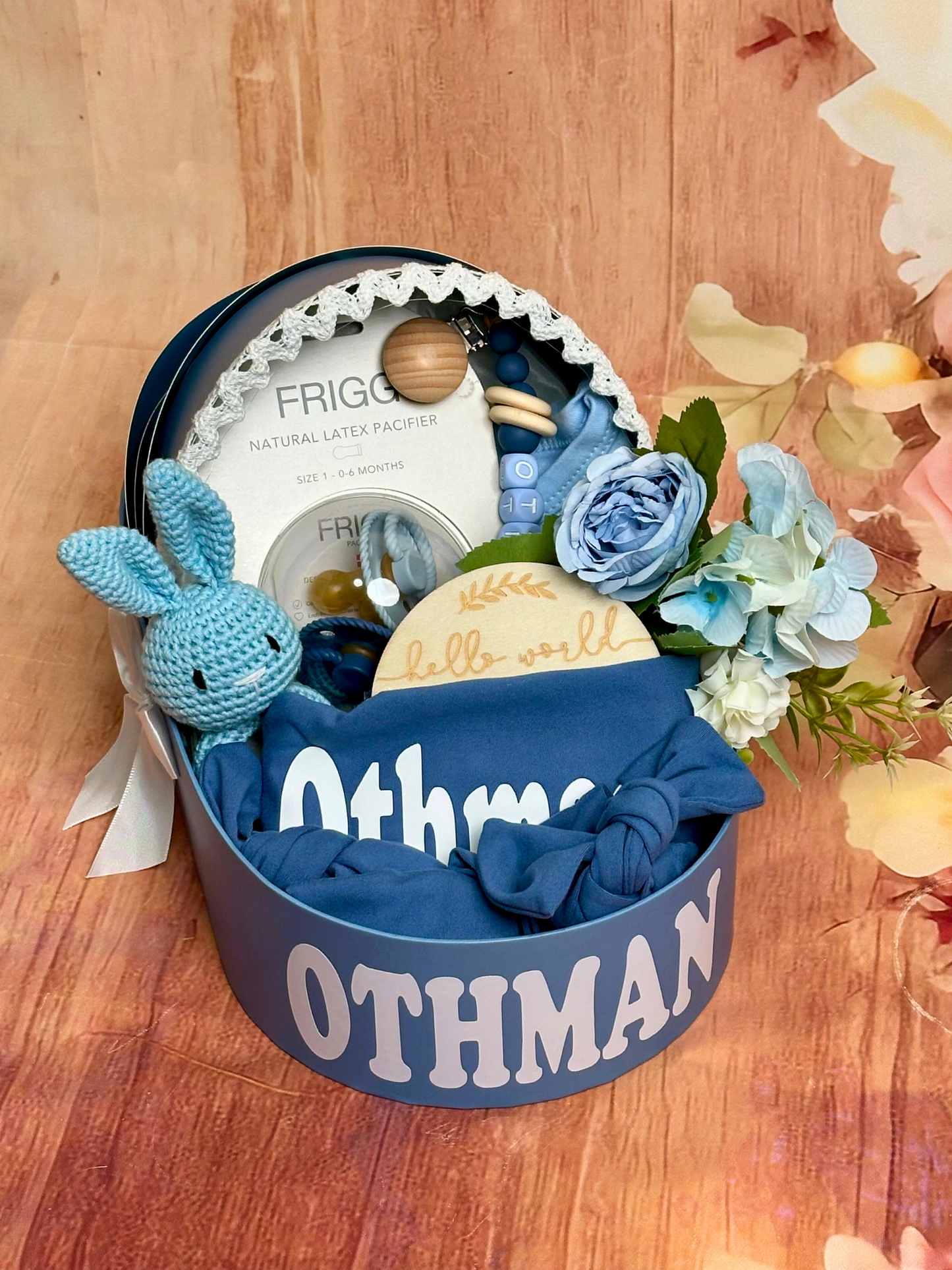 11-pieces- Cradle of Comfort Newborn Gift Set - Blue