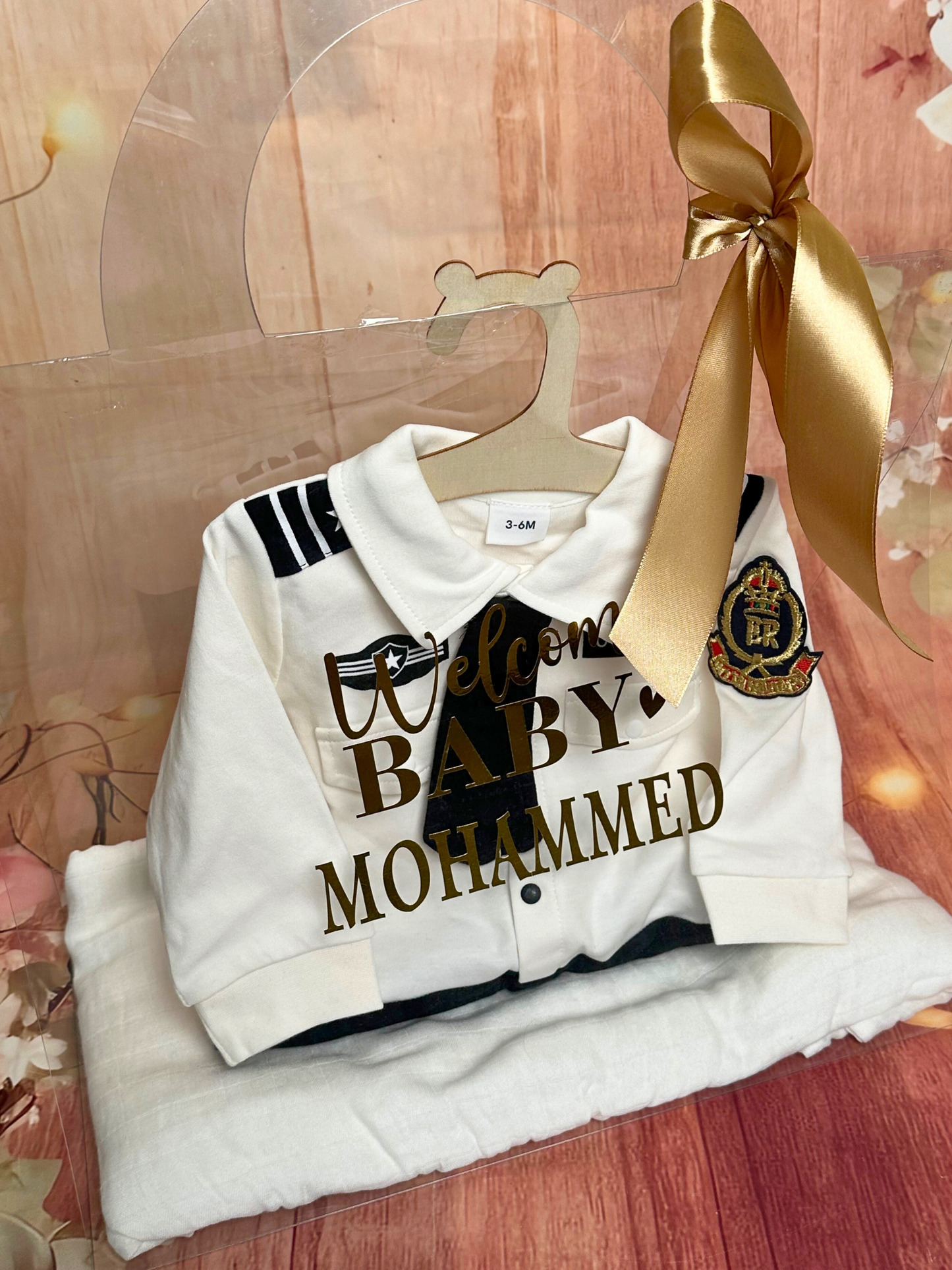 4-piece - Themed Baby Gift Set - Baby Police