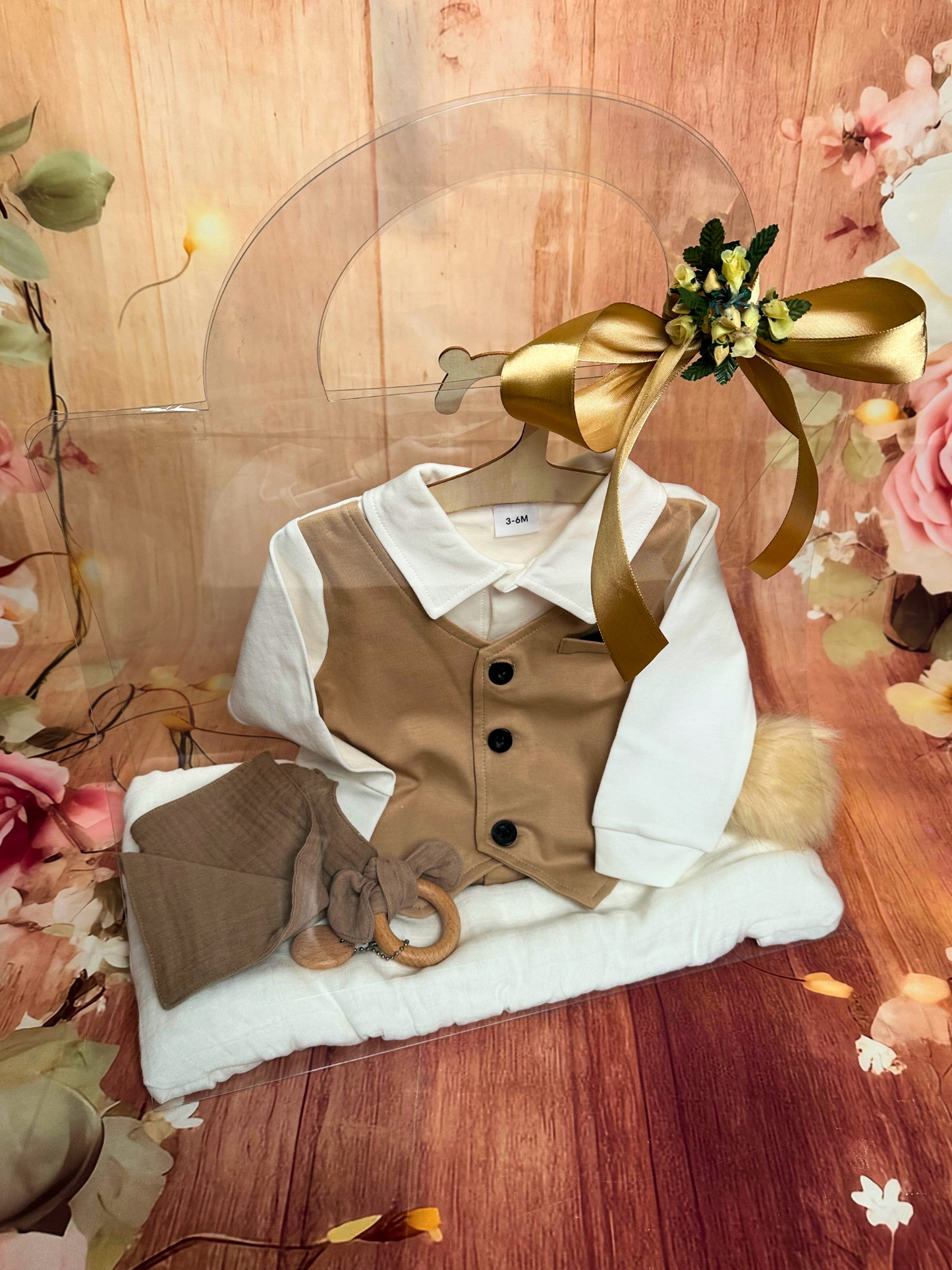 6-piece-Cozy Comfort Gift Set-Beige & White
