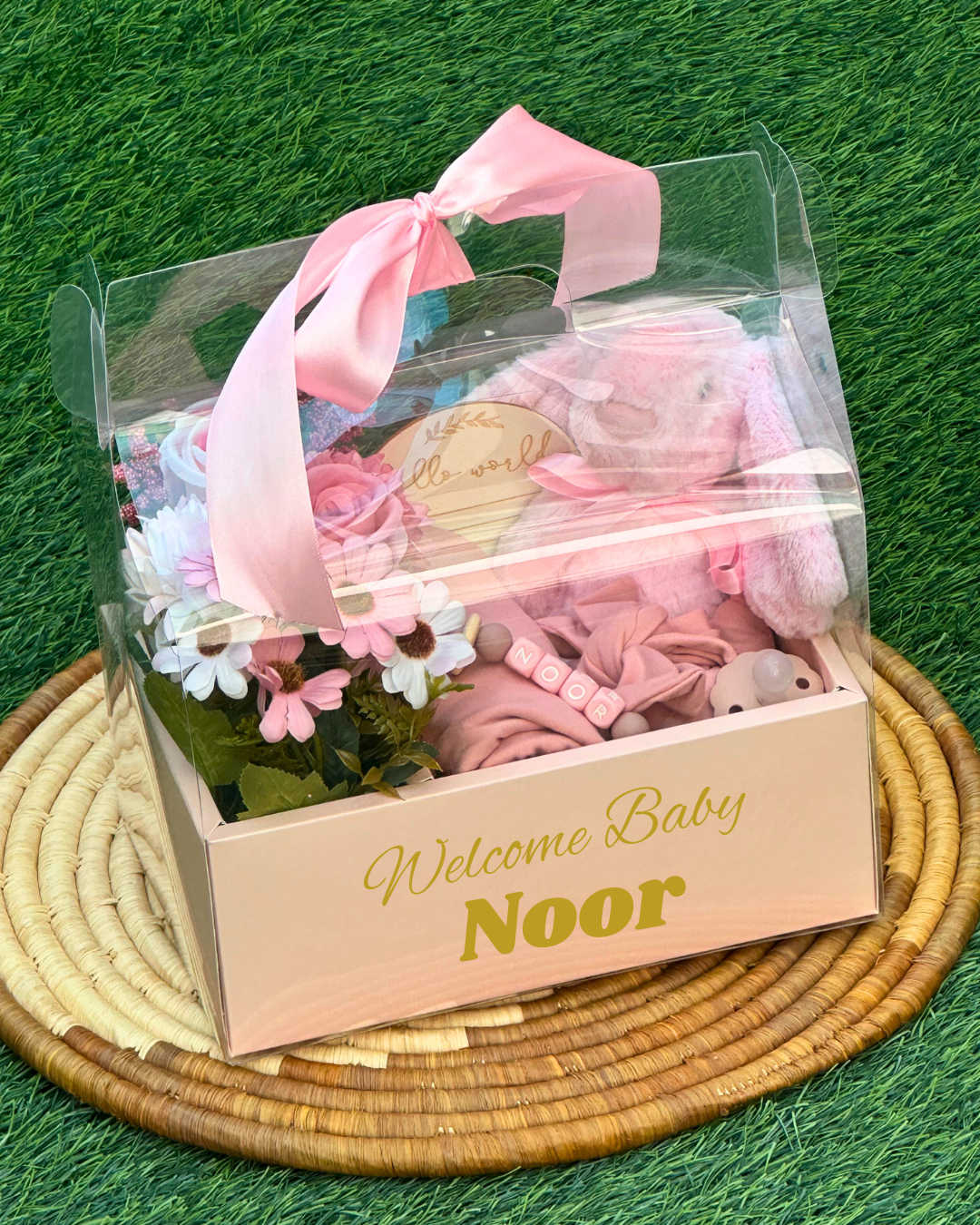 9-piece- Baby Bloom Gift Set - Pink Joy