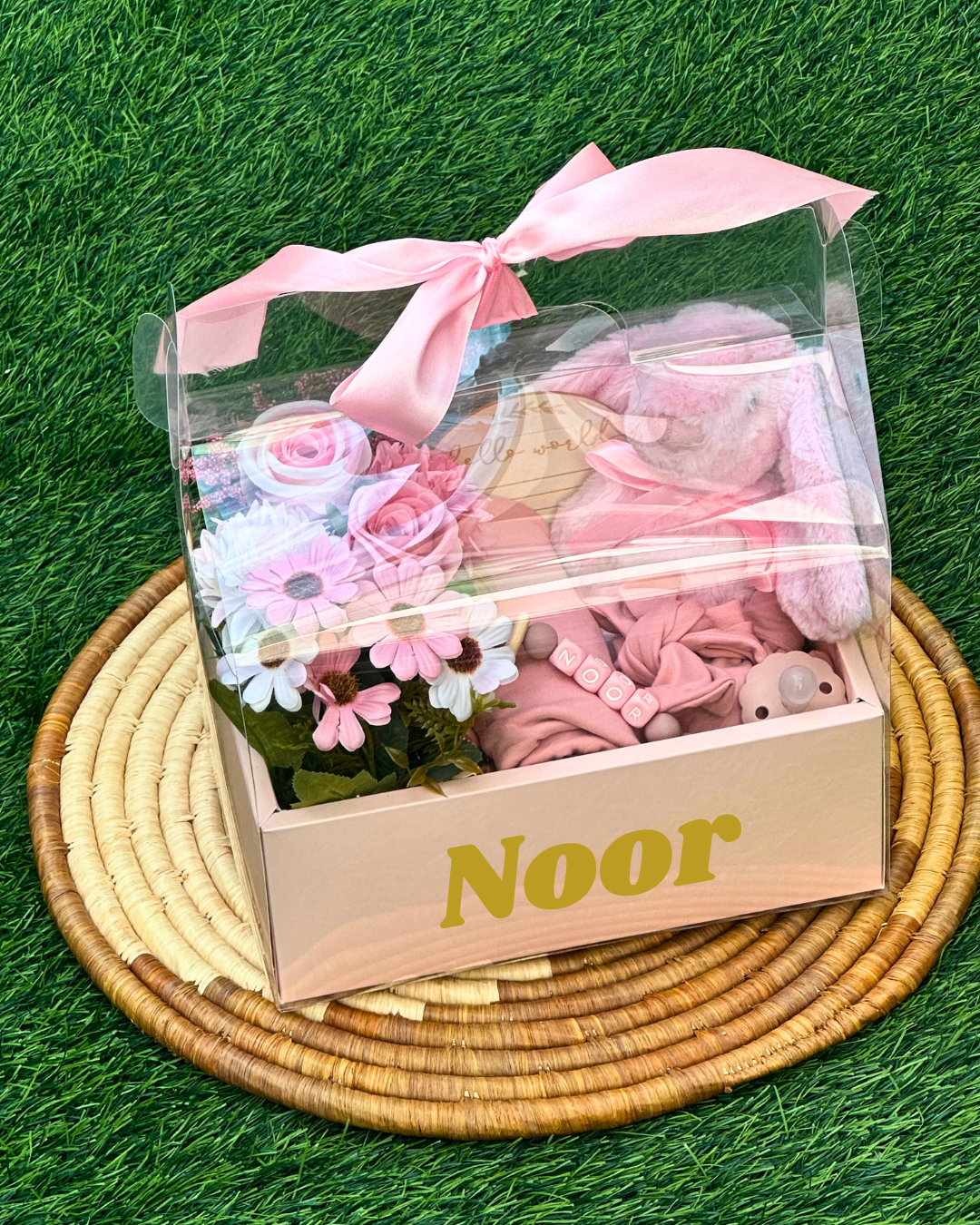 9-piece- Baby Bloom Gift Set - Pink Joy