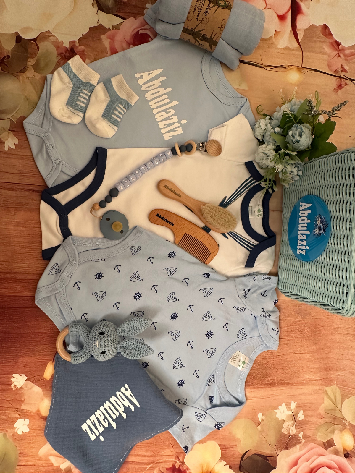 Welcome Precious Baby Boy: Premium Baby Boy Gift Set for New Moms