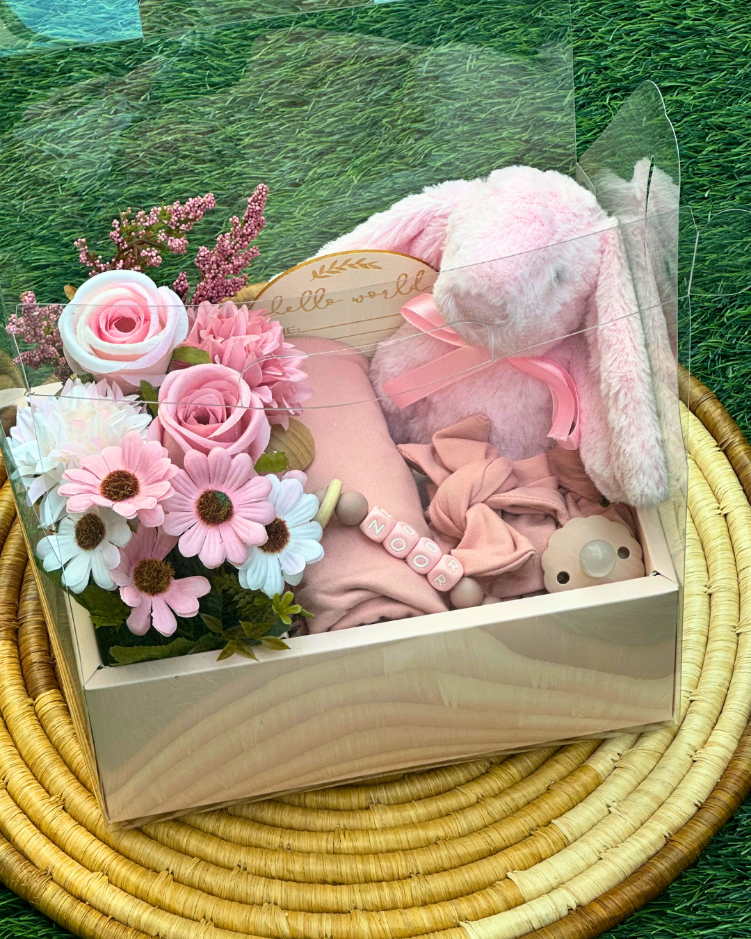 9-piece- Baby Bloom Gift Set - Pink Joy