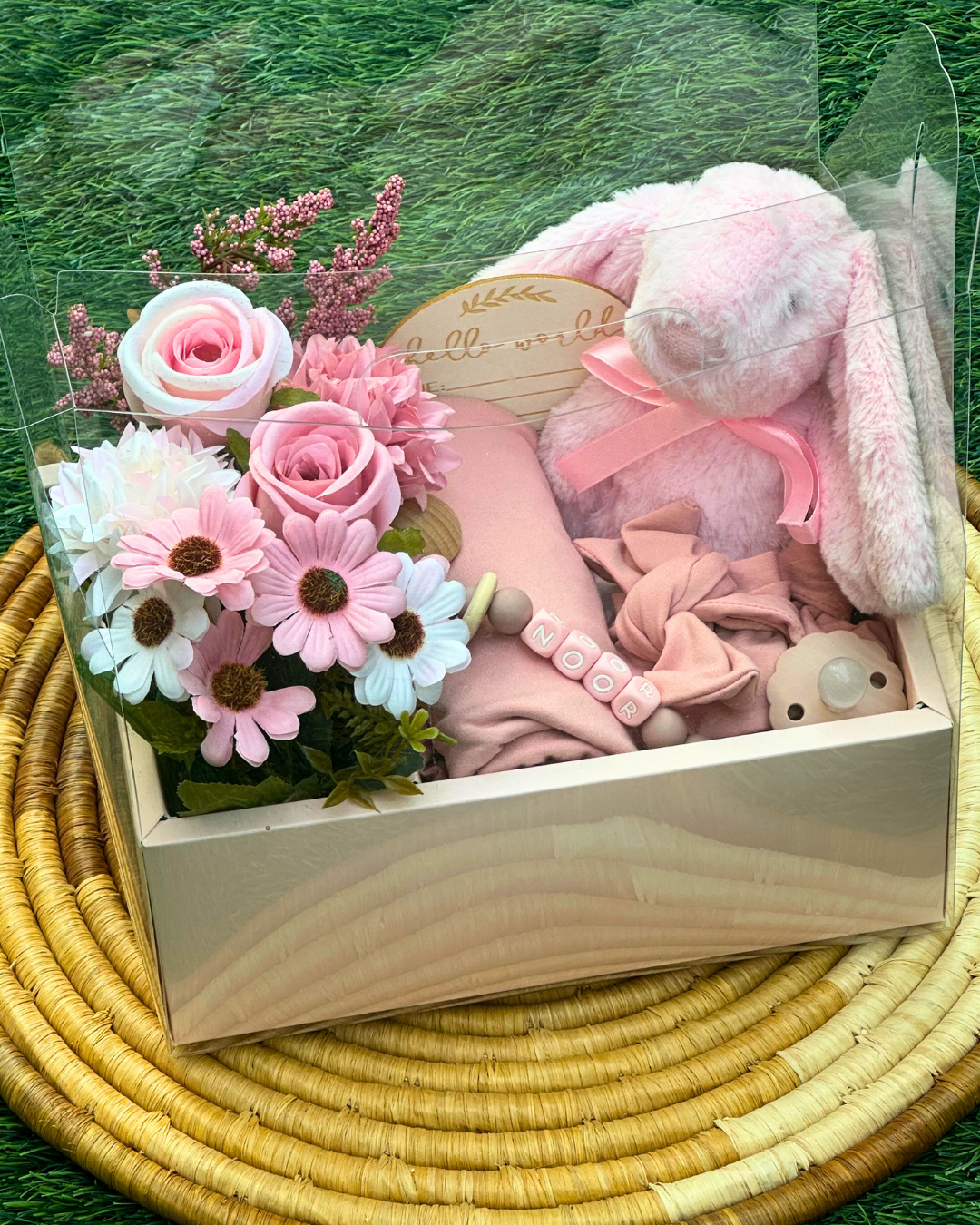 9-piece- Baby Bloom Gift Set - Pink Joy