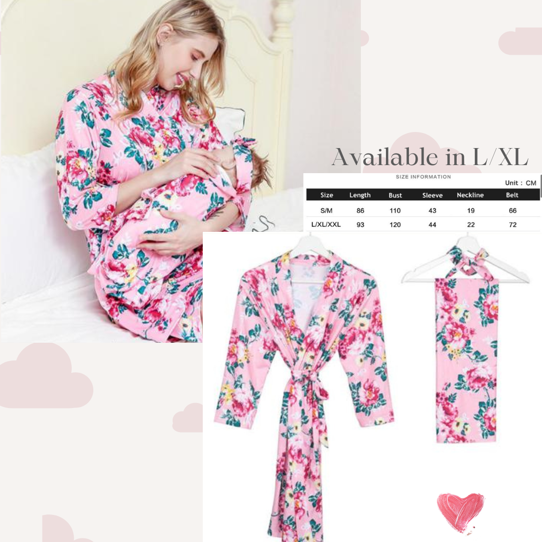 9-pieces -Mommy & Me Gift Set -Pink Floral