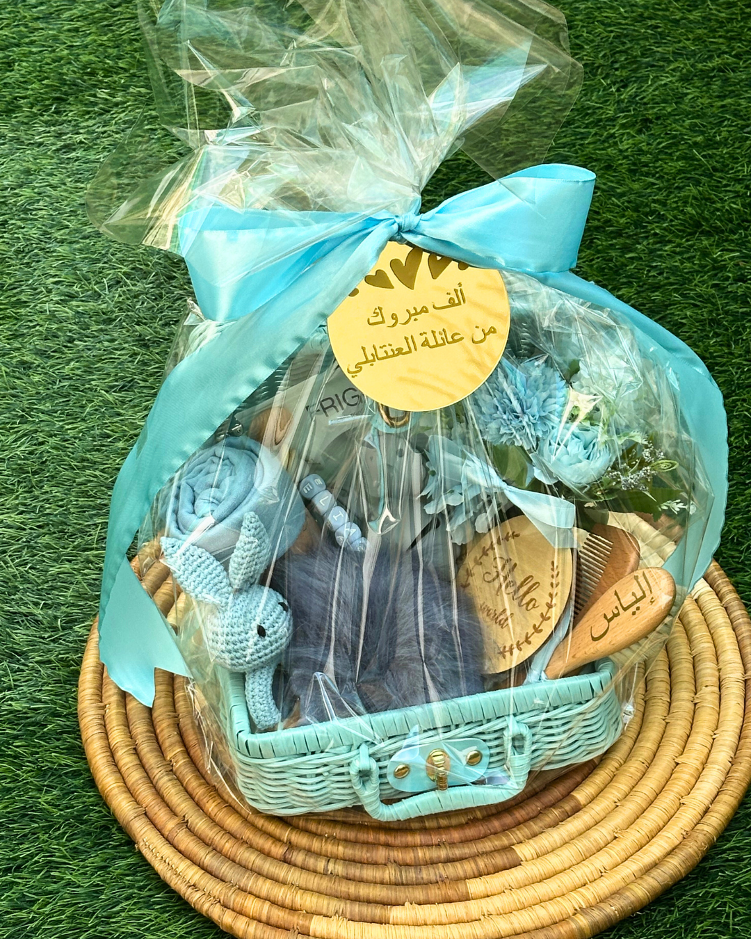 27-pieces-Blush Baby Hamper - Blue