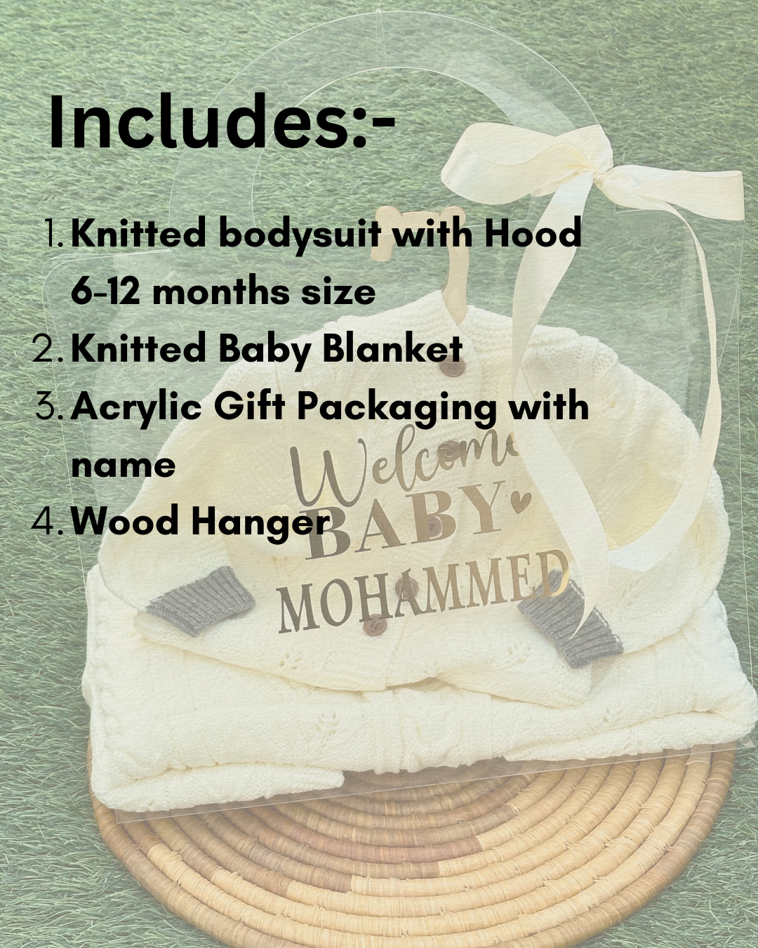 4-pieces - Cozy Cuddles gift Set - White