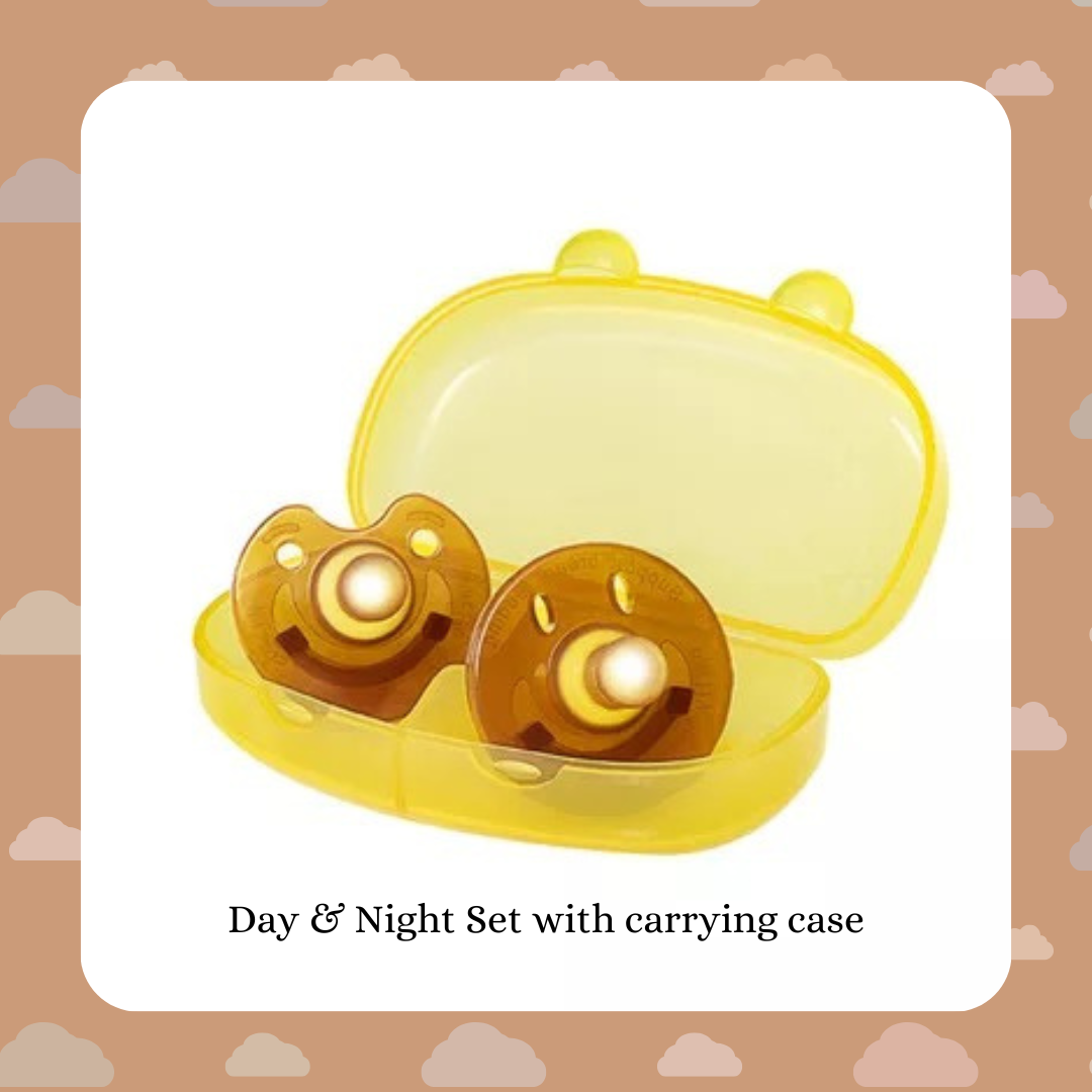Day & Night Orthodontic Pacifier with Storage Case