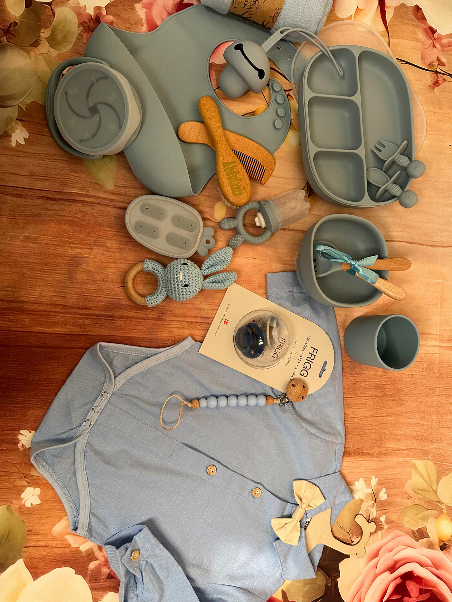 25 pieces - Dream Big Baby Basket - Gentleman