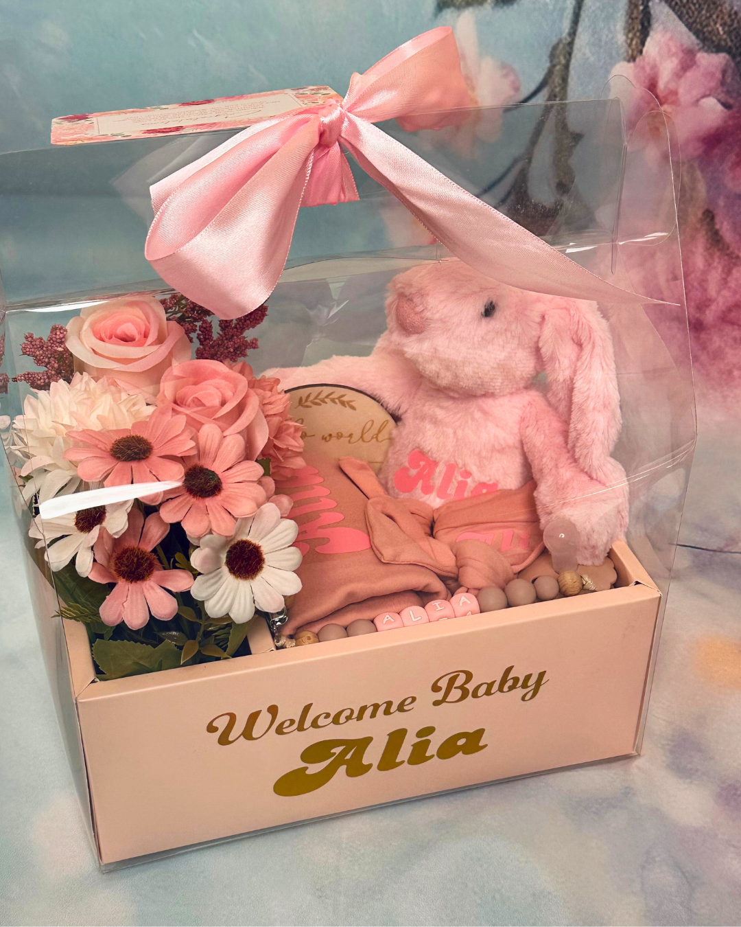 9-piece- Baby Bloom Gift Set - Pink Joy