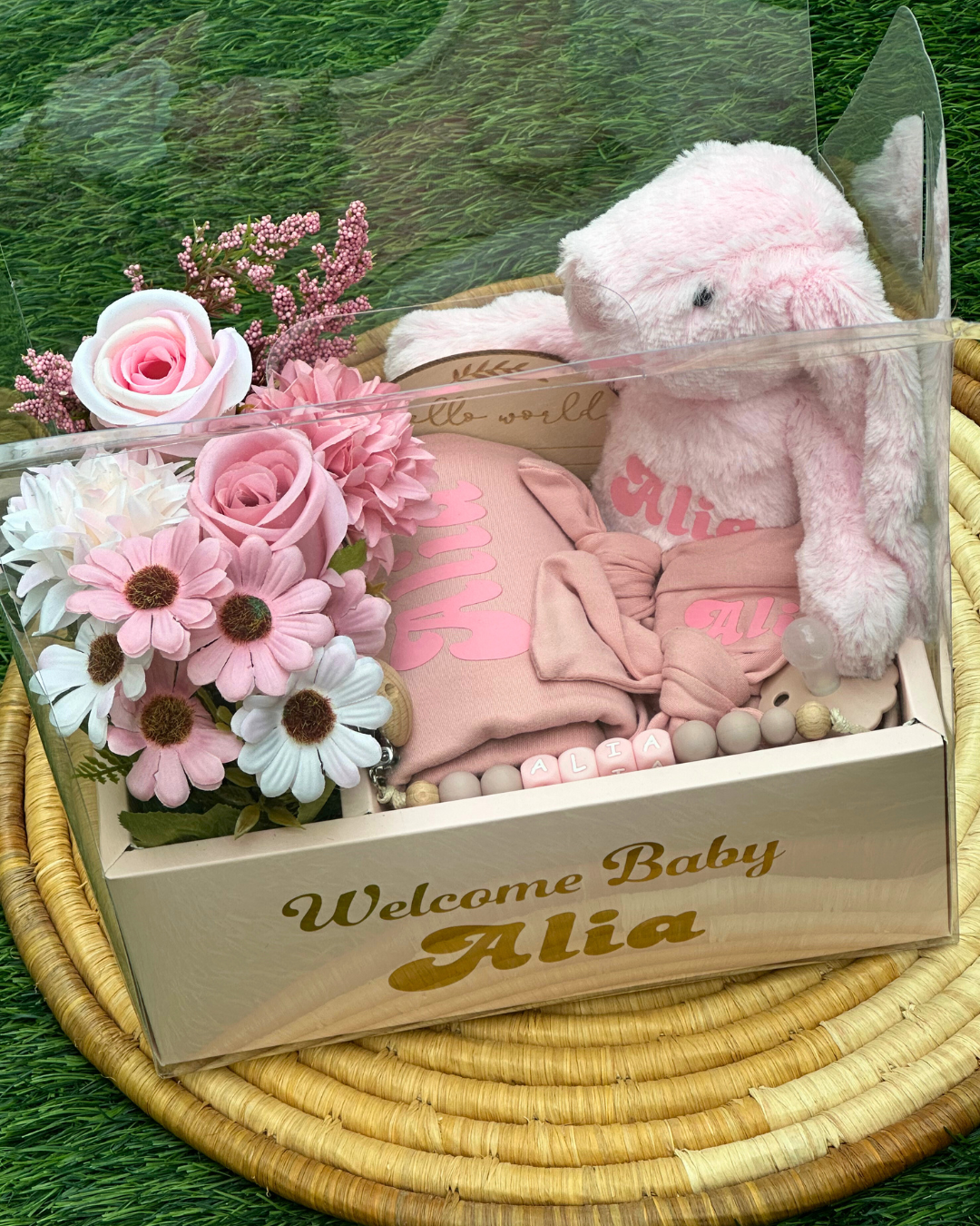 9-piece- Baby Bloom Gift Set - Pink Joy
