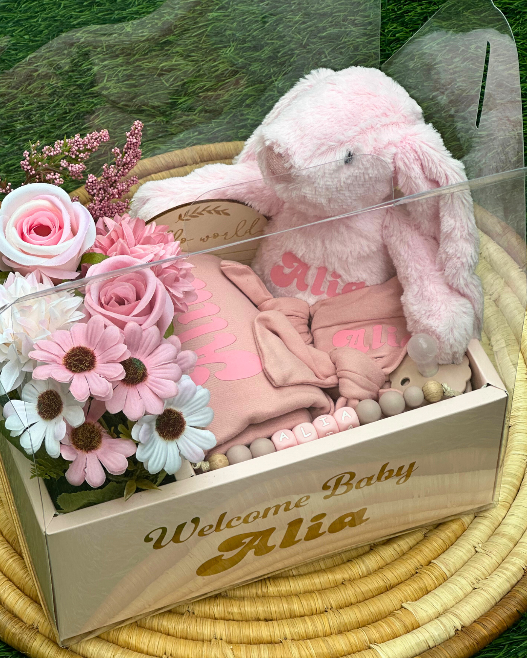 9-piece- Baby Bloom Gift Set - Pink Joy