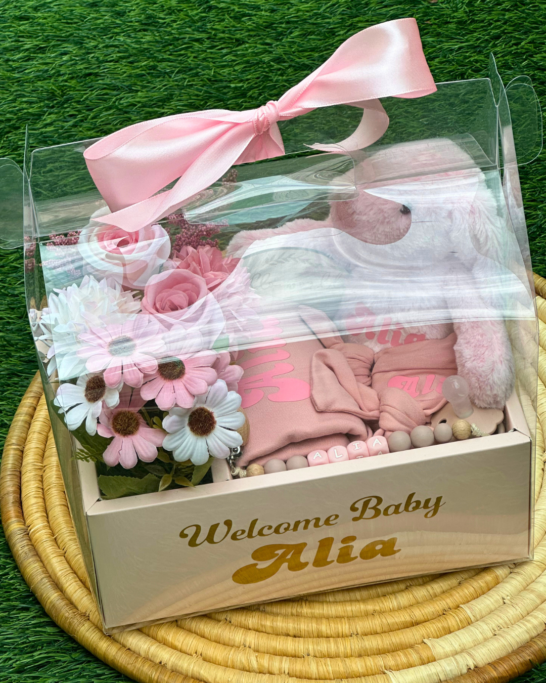 9-piece- Baby Bloom Gift Set - Pink Joy