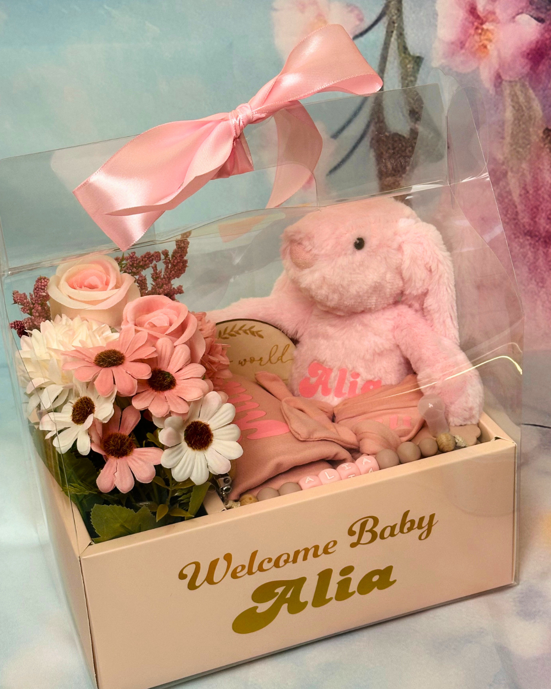 9-piece- Baby Bloom Gift Set - Pink Joy