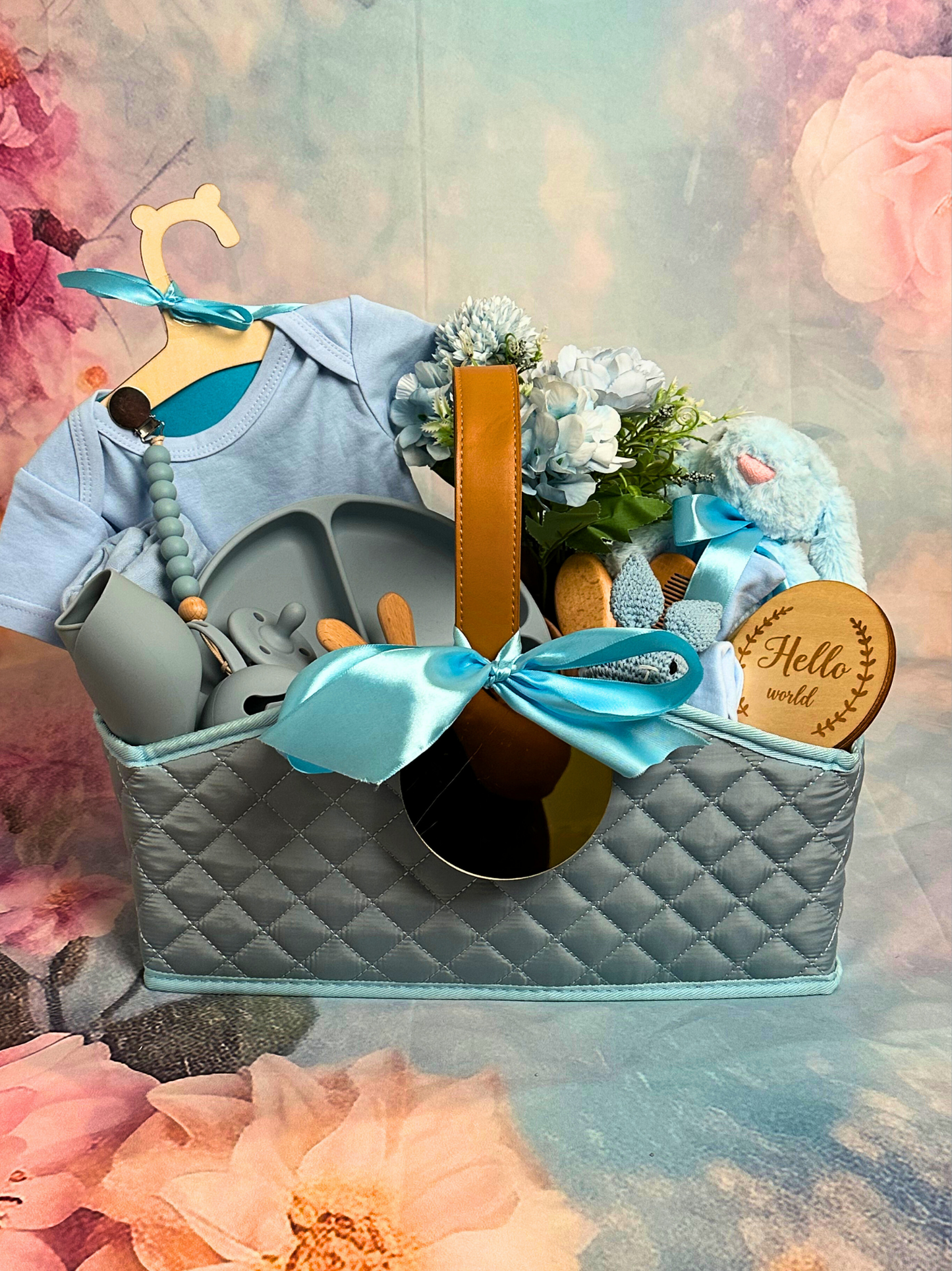 43-piece-Welcome Baby Boy Reception Basket
