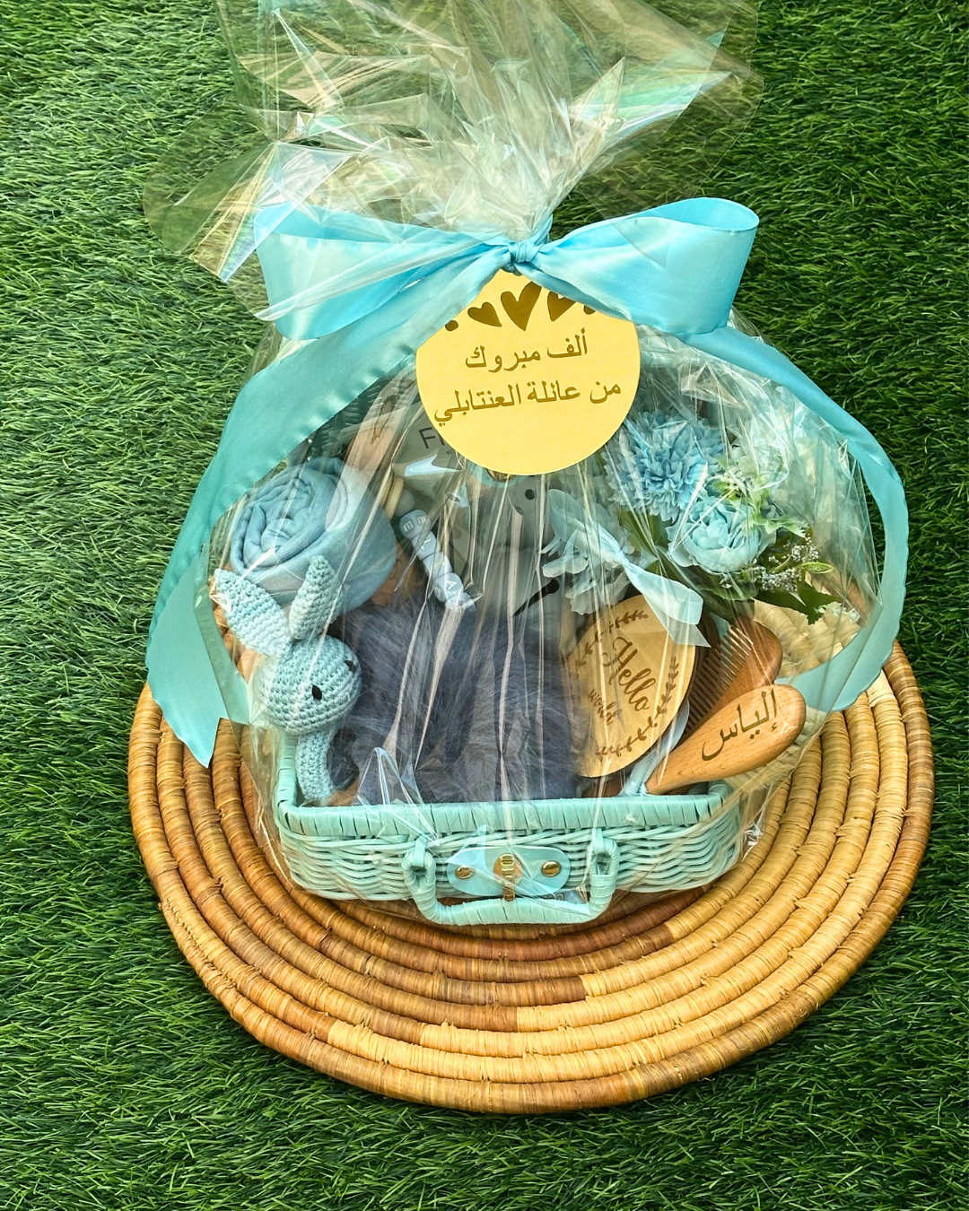 27-pieces-Blush Baby Hamper - Blue