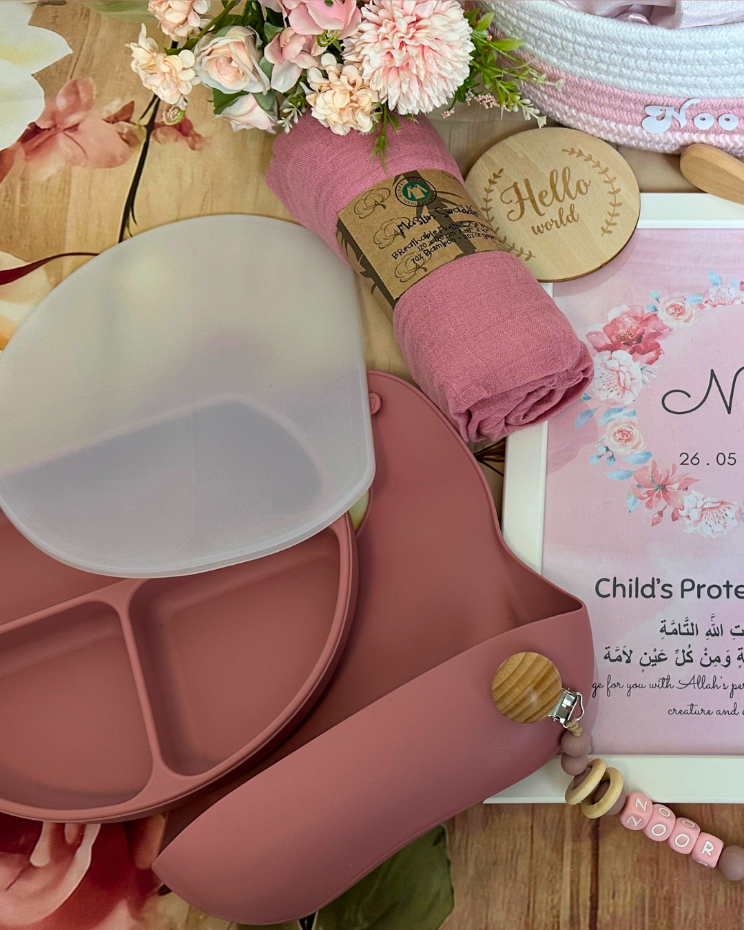 Baby's First Hamper - Discover the Perfect Start for Your Little One in Dusty Pink
