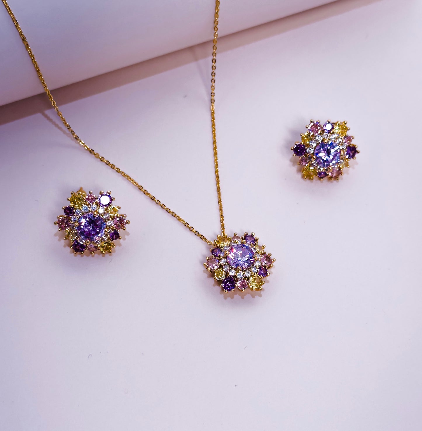 Serena Gold Jewellery Set