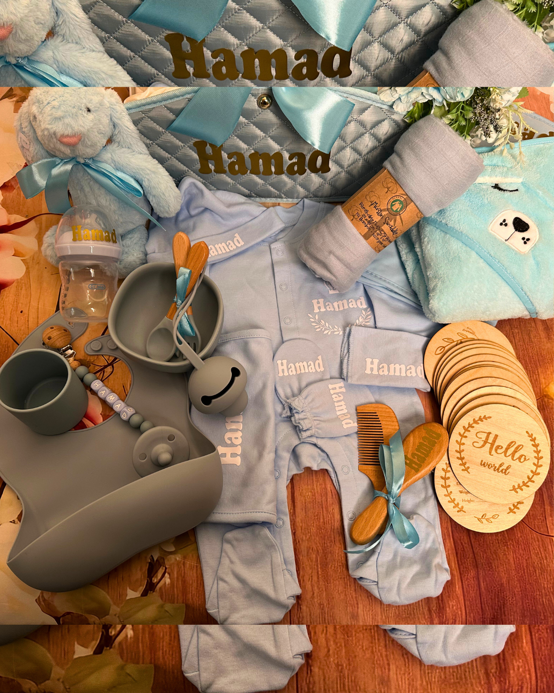 40-pieces - Newborn Reception Basket - Baby Boy