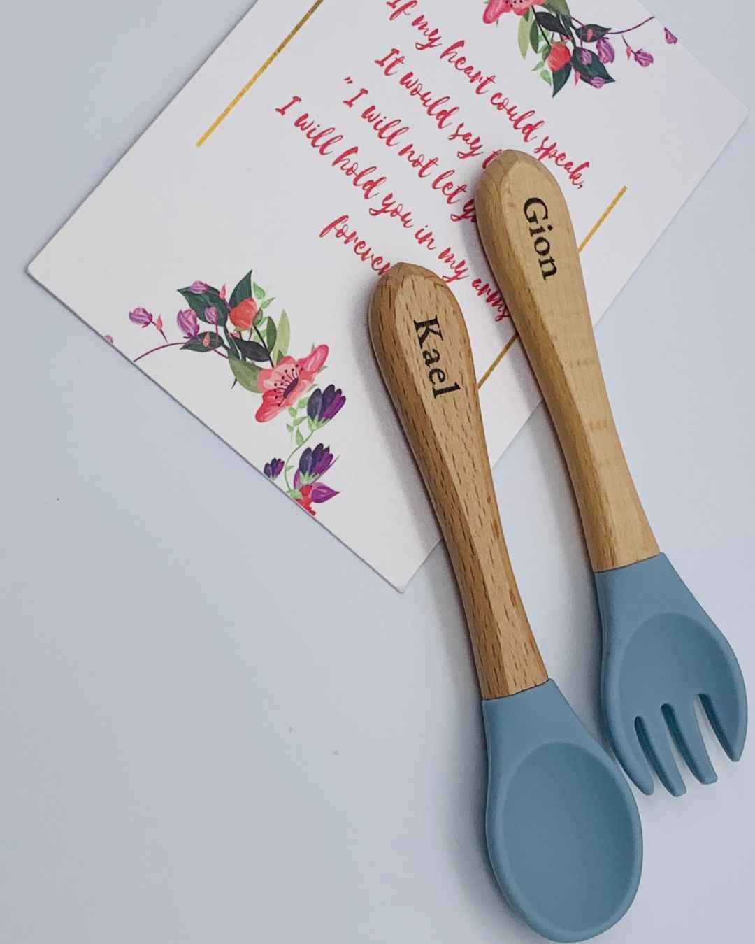Stress-Free Mealtime Memories Baby Feeding Set - Dusty Blue for Playful Eating Adventures