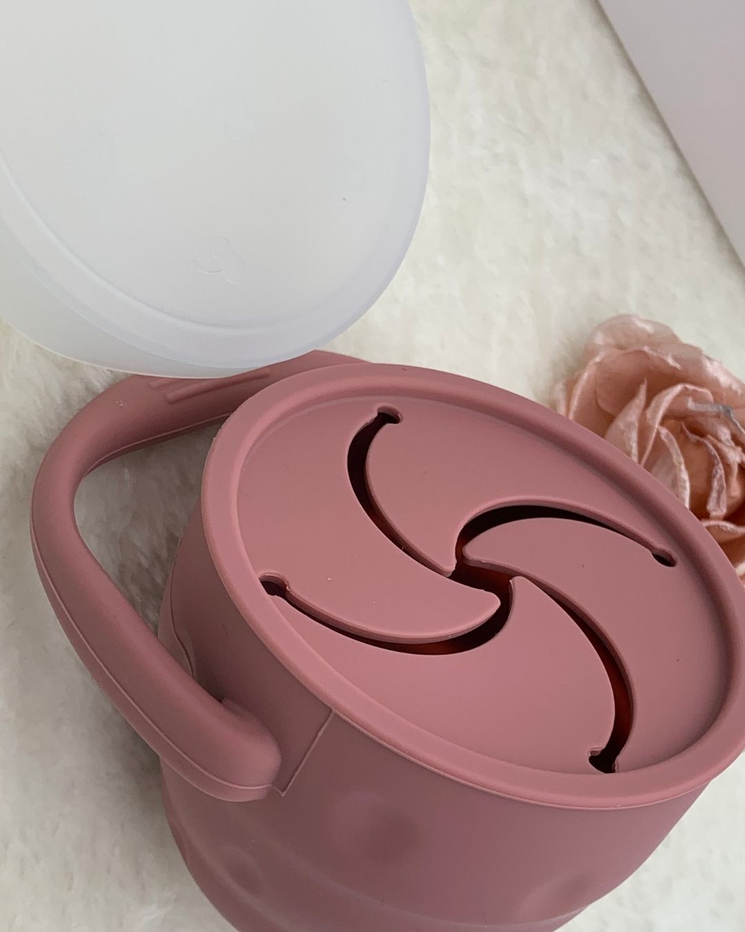 9 pieces - Baby Feeding Set - Dark Pink