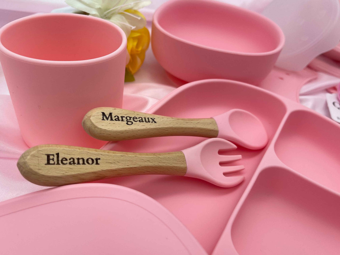 Baby Feeding Set Blush Pink - Create Cherished Mealtime Moments