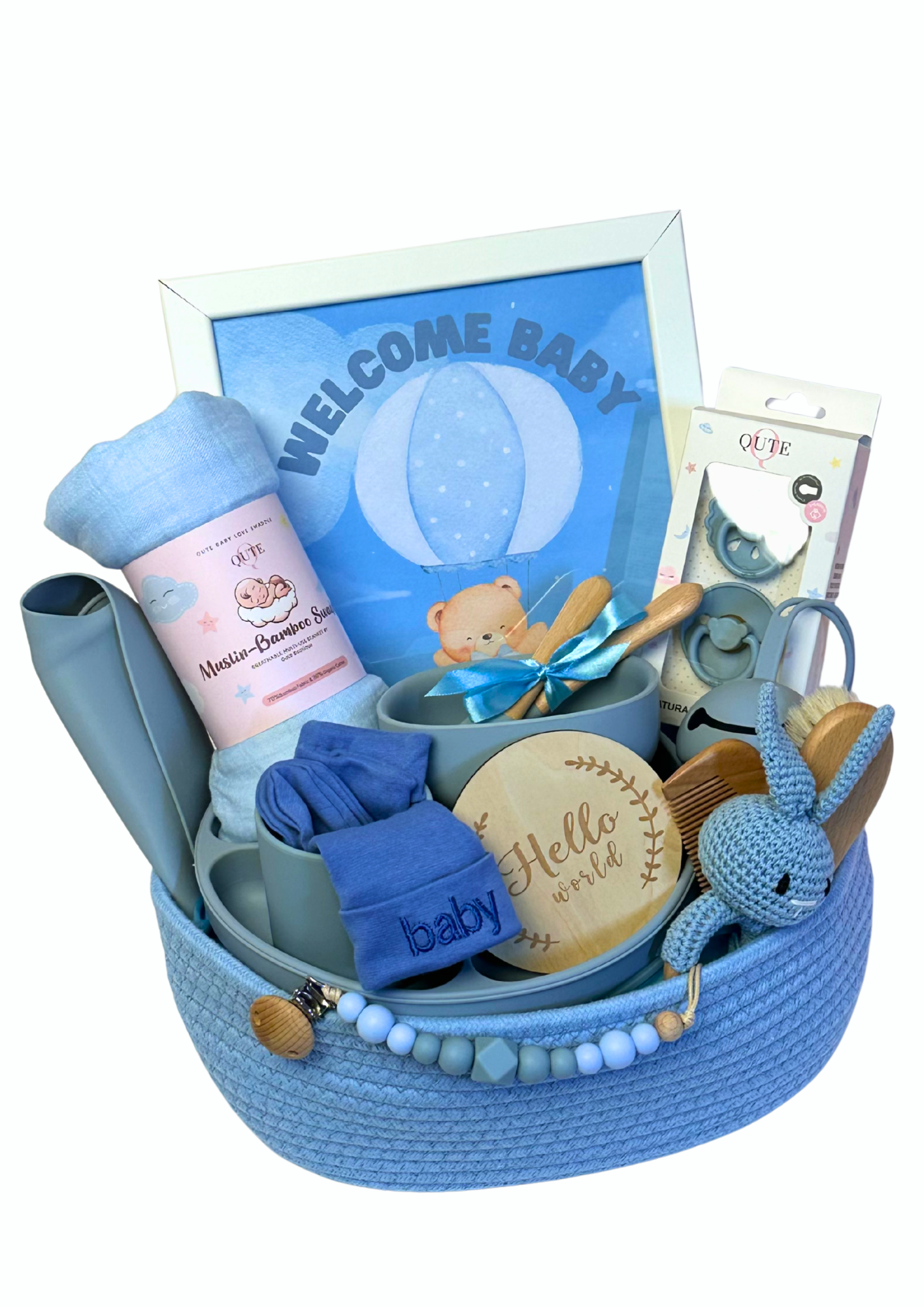 23-piece - Baby Boy Keepsake Basket