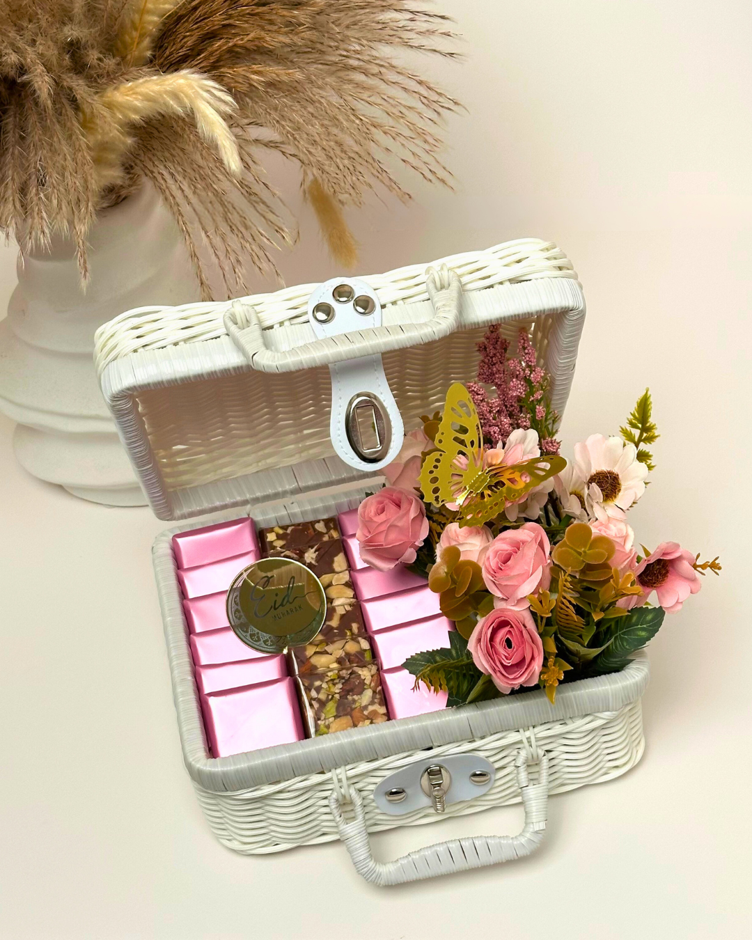 Qute Royale-Luxury Belgian chocolate - Eid Mubarak - White