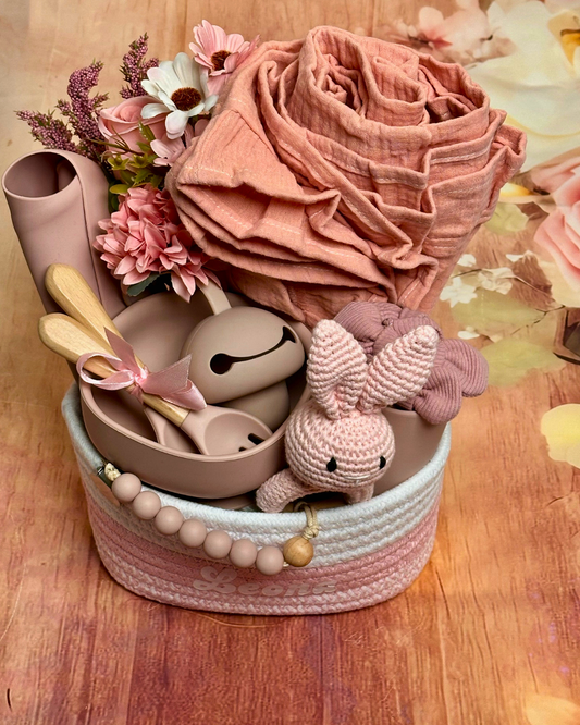 14-piece-Baby's First Bundle - Rose Pink