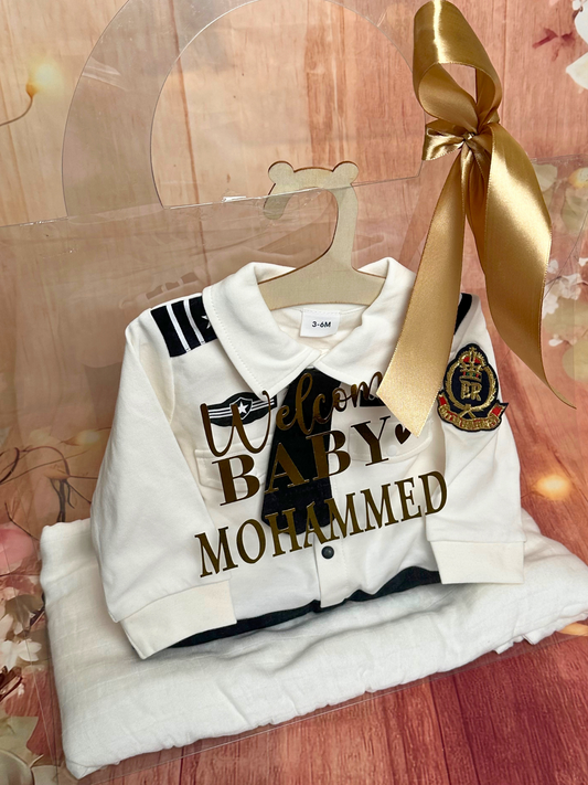 4-piece - Themed Baby Gift Set - Baby Police
