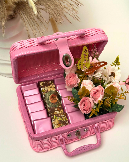 Qute Royale - Luxury Belgian Chocolate - Eid Mubarak - Pink