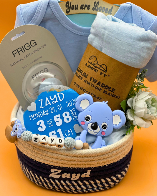 8-pieces-Sweet Little Treasures Hamper - Baby Boy