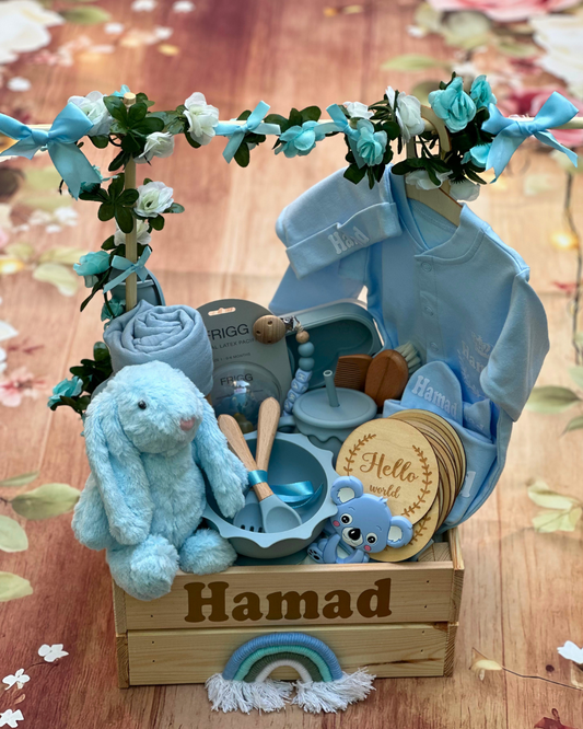 44-piece -Bundle of Joy - Baby Boy Gift Set