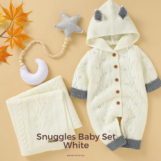 Baby Snuggle Winter Set - White