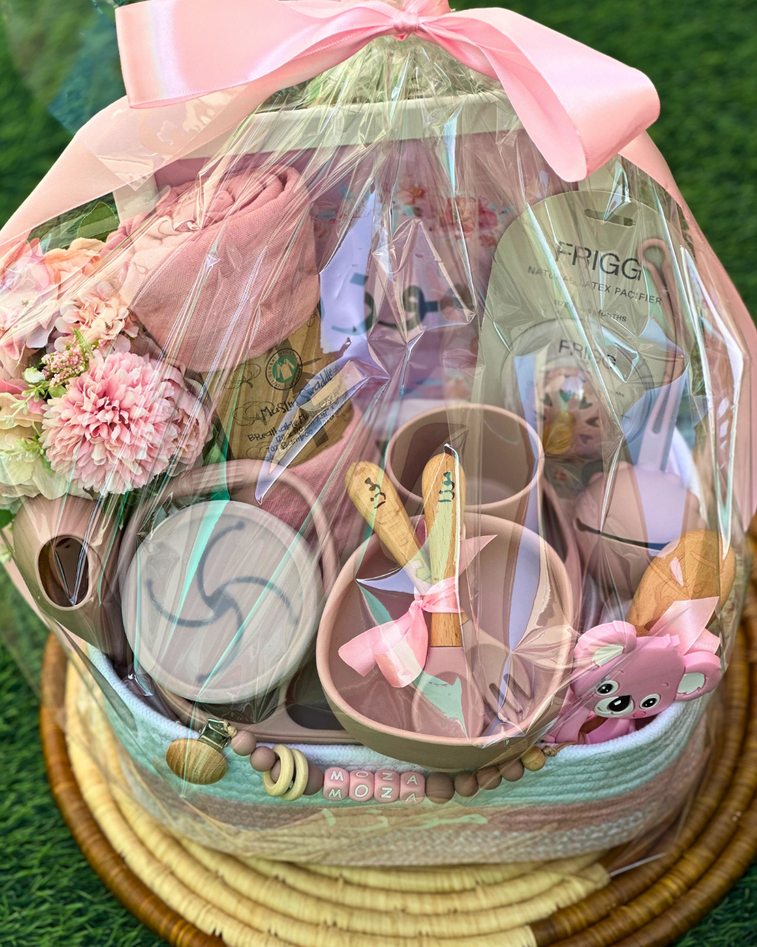 18-piece - Baby's First Hamper - Rose Pink