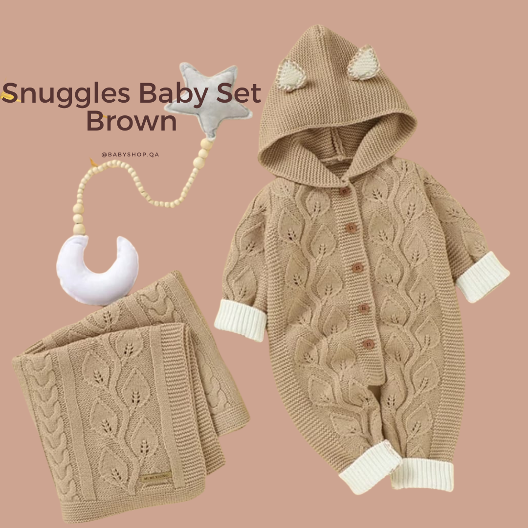 Baby Snuggle Winter Set - Brown