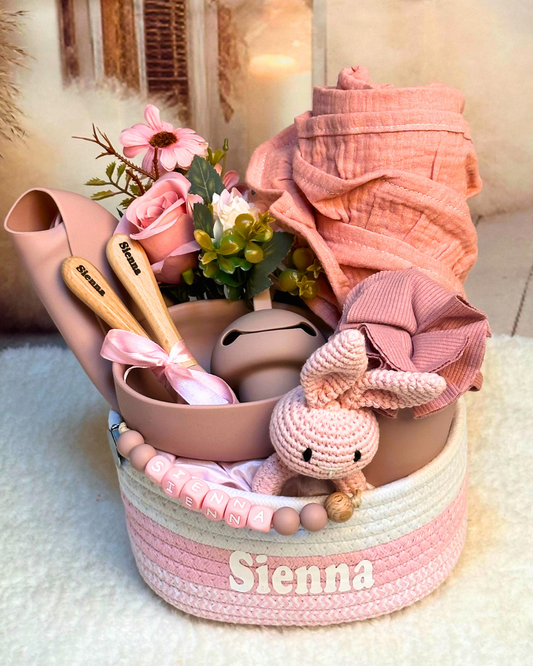 14-piece-Baby's First Bundle - Rose Pink