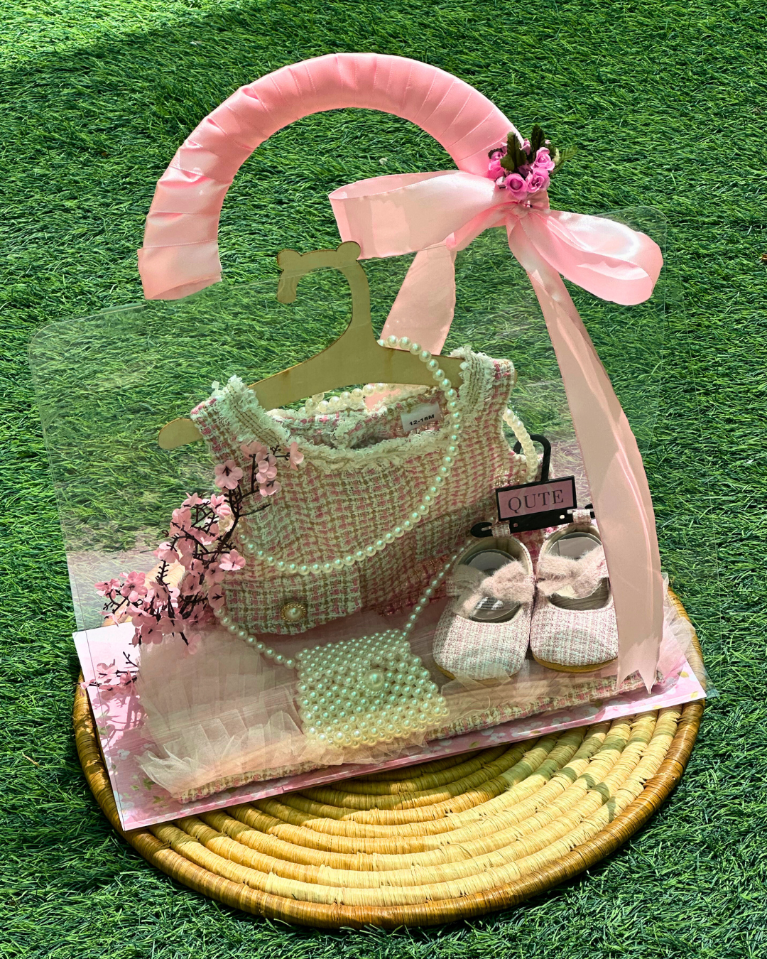 7-pieces - First Birthday Gift - Tweed, Tulle and Pearls