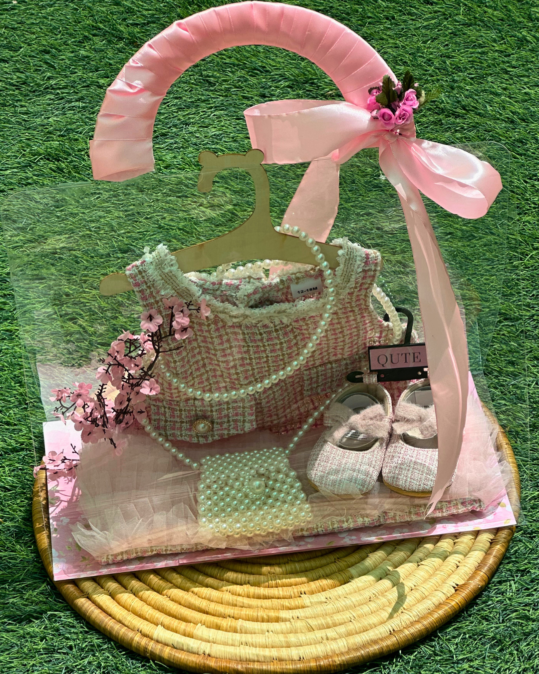 7-pieces - First Birthday Gift - Tweed, Tulle and Pearls
