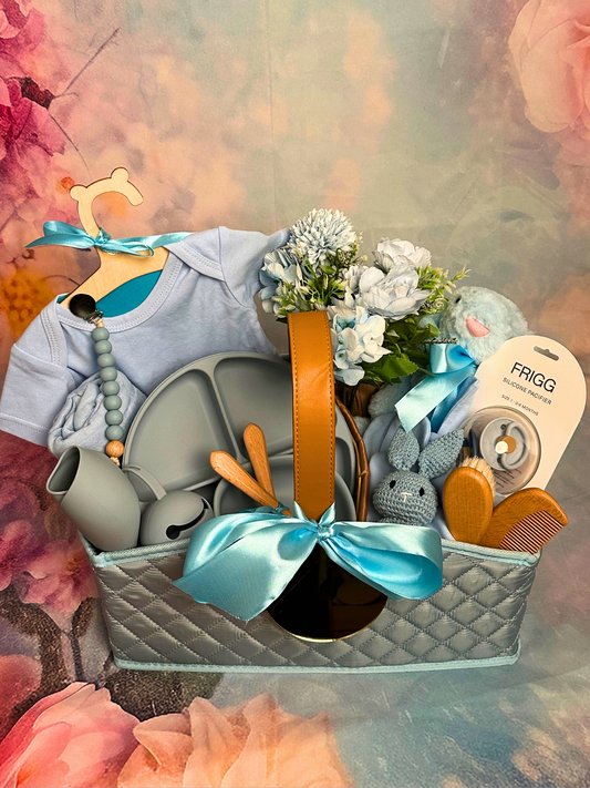 28-piece - Welcome Baby Reception Basket