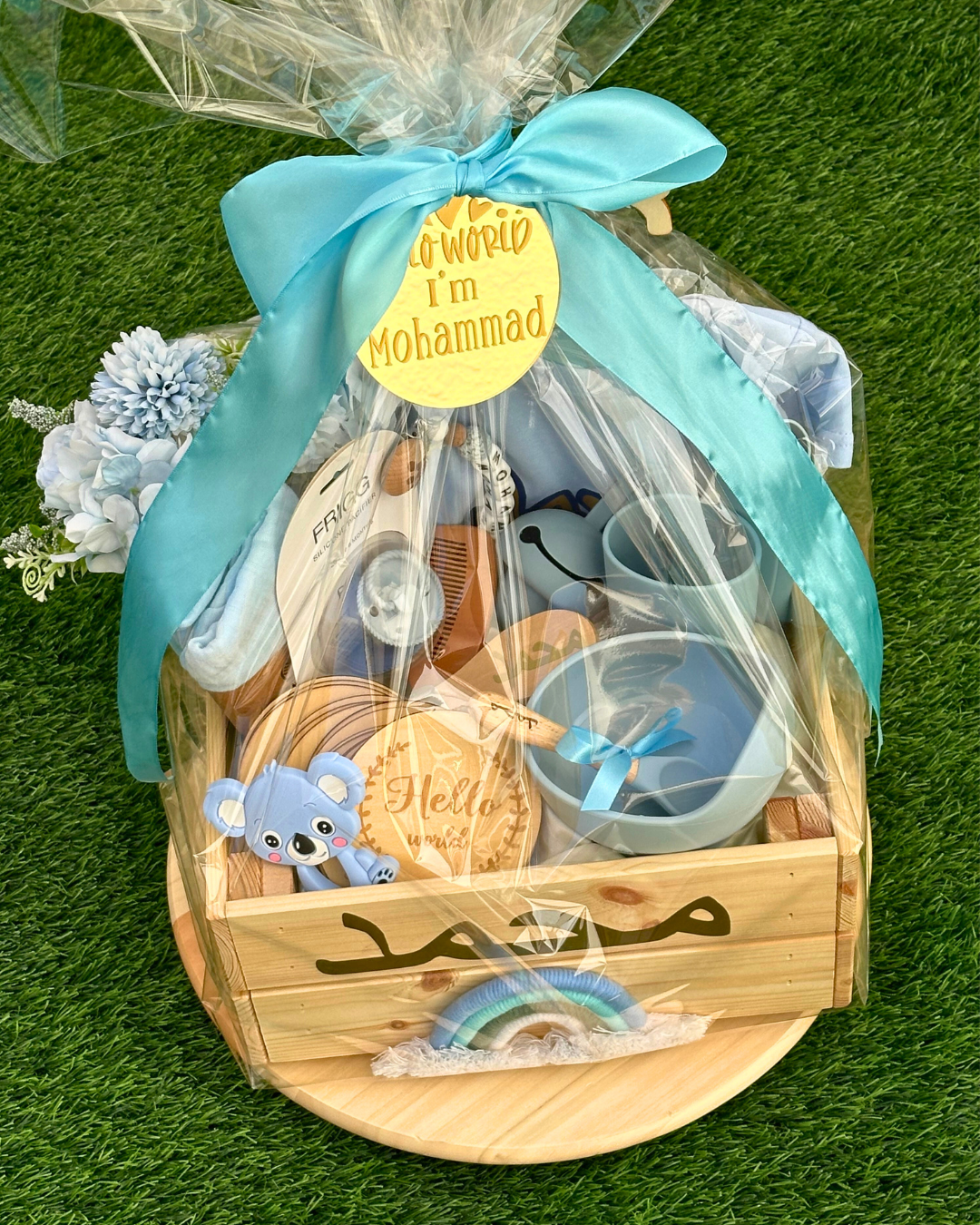 34- pieces - Bundle of Joy Basket - Baby Boy