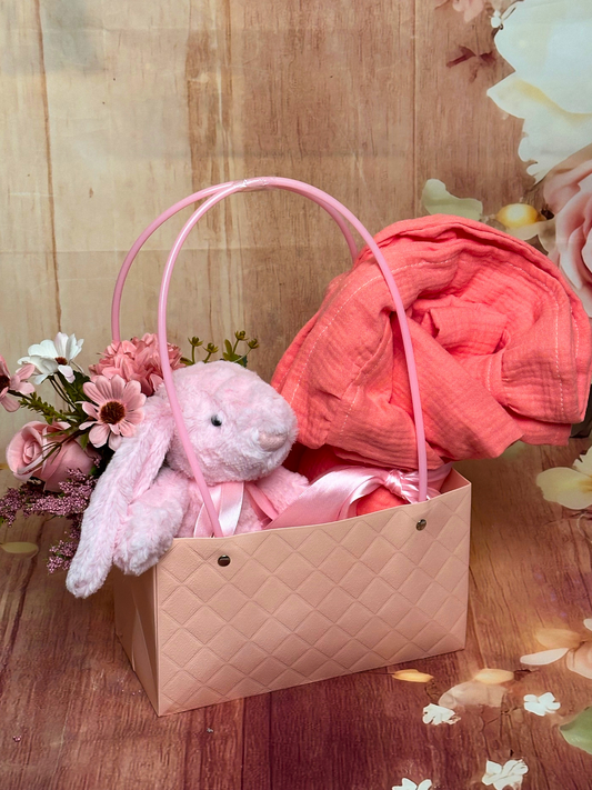 4-piece - Rosy whispers - blush pink