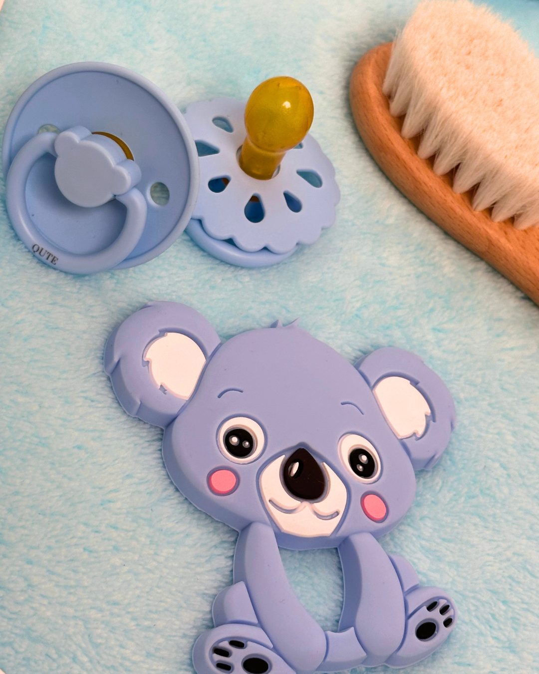 8-piece-Comfort and Care Keepsake Bath Set with Bouquet - Baby Boy