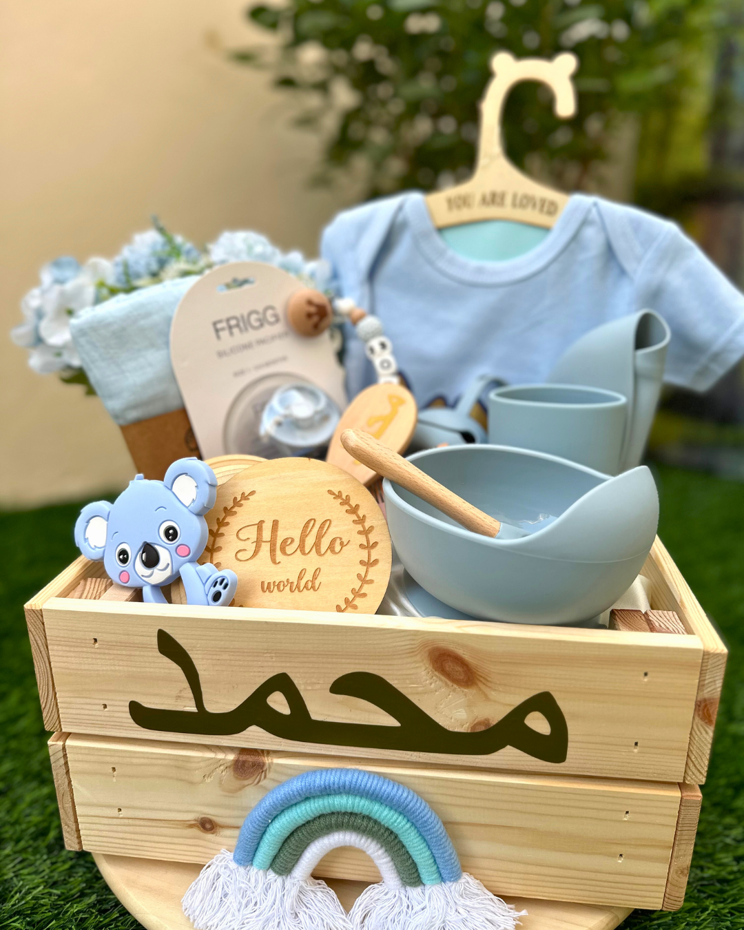 34- pieces - Bundle of Joy Basket - Baby Boy