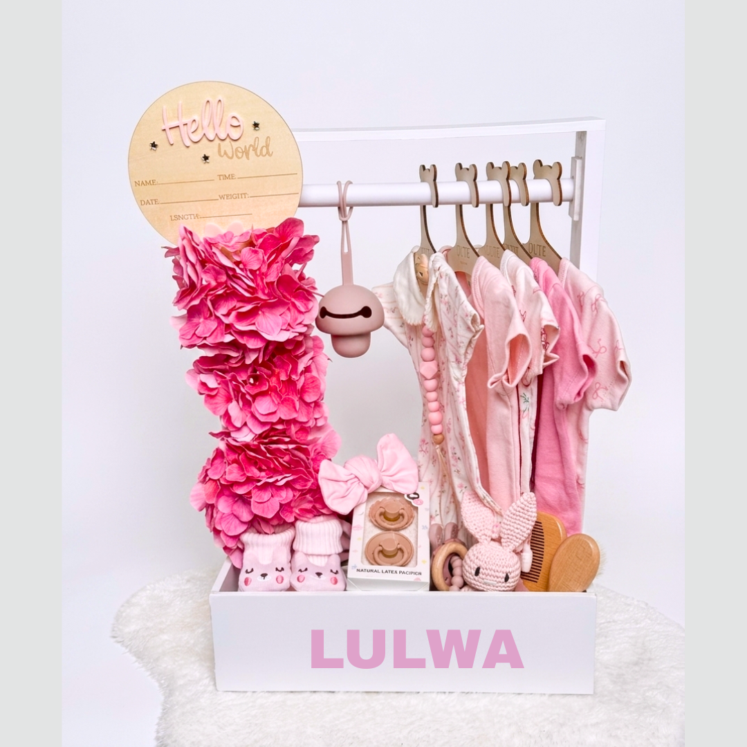 25 -pieces - Hello World Luxury Baby Wardrobe - Baby Girl